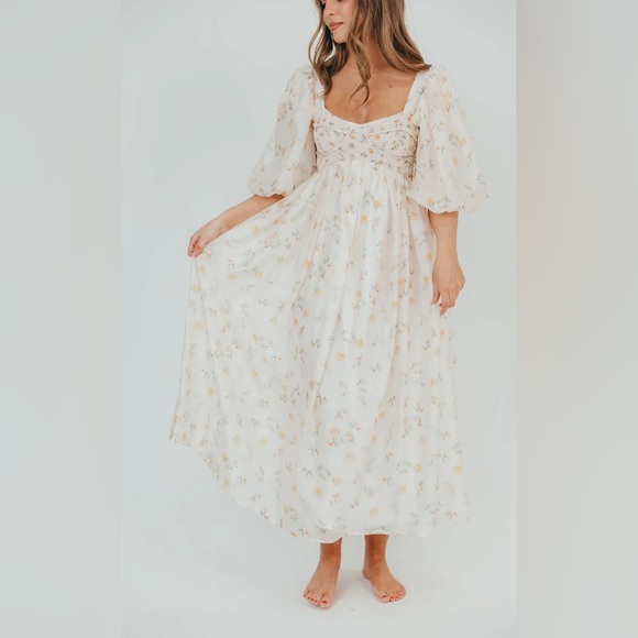 NWT Harlow Maxi Dress(L) in Tiny Floral - Worth Collective - Bump Friendly - Picture 3 of 4